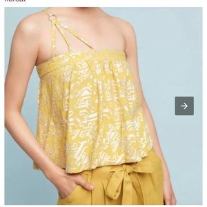 Anthropology one shoulder top!